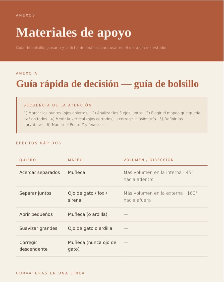 Guía de bolsillo: qué mapeo para cada objetivo